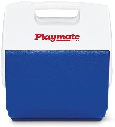 Igloo Playmate Pal Cooler, Blue/White, 7 Qt