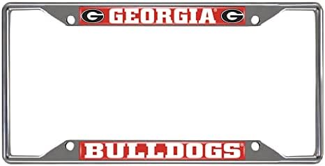 FANMATS NCAA Unisex-Adult Chrome Metal License Plate Frame