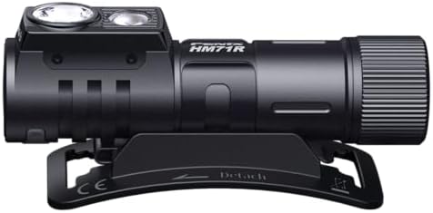Fenix HM71R Headlamp, 2700 Lumen Super Bright USB-C Rechargeable Spot Light Flood Light L-Shape 90 Degree Right Angle Flashlight Industrial Grade with LumenTac Organizer
