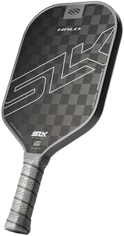 Selkirk Sport SLK Halo Raw Carbon Fiber Pickleball Paddle | Designed in The USA | Choose from The T700 Raw Carbon Fiber Power, The 18k Ultraweave Control, or The Kevlar Linkweave Thermoformed Pro
