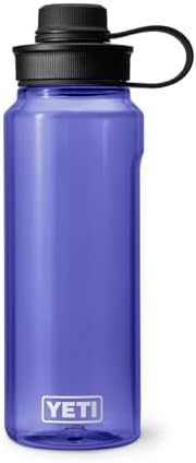 YETI Yonder Water Bottle with Yonder Tether Cap, Lightweight, Leakproof and BPA-Free