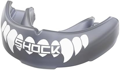 Shock Doctor Mouth Guard for Braces, Upper Teeth Protection, Instant Fit, Adult & Youth Sizes