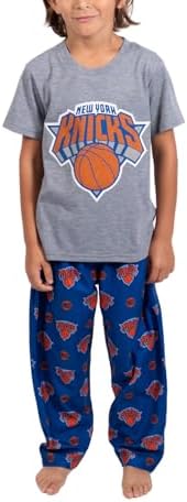 Ultra Game Youth NBA Official 2 Piece T-Shirt & Lounge Pants Pajama Set