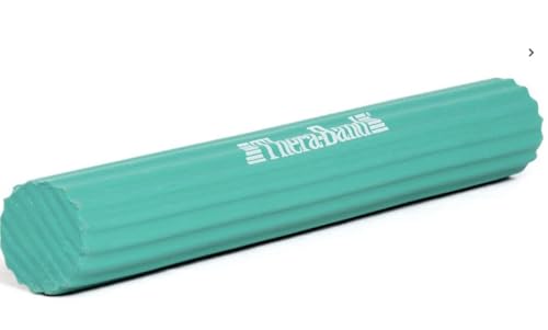 THERABAND FlexBar, Tennis Elbow Therapy Bar, Relieve Tendonitis Pain & Improve Grip Strength, Resistance Bar for Golfers Elbow & Tendinitis, Green, Medium, Intermediate