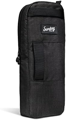 Golf Cooler Bag, Capacity for 7 Cans, Discrete, Water Resistant Zippers, Sleeves for Ice Packs, with 3 Grab Handles by Sunday Golf