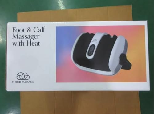Cloud Massage Shiatsu Foot Massager with Heat, Deep Kneading Therapy for Pain Relief, Circulation, Post-Activity Relaxation – Valentine Gift for Plantar Fasciitis, Neuropathy, and Arthritis Relief