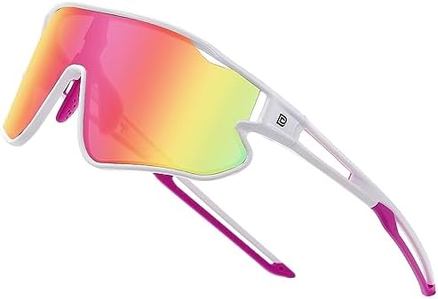 DUCO Kids Sunglasses Youth Baseball Sun Glasses Lightweight TR90 Frame UV400 Sports Cycling Shades for Boys Girls DK268