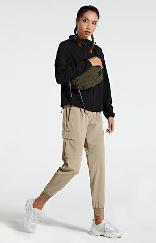 Libin Women's Cargo Joggers Lightweight Quick Dry Hiking Pants Athletic Lounge Casual Travel Petite/Regular/Tall