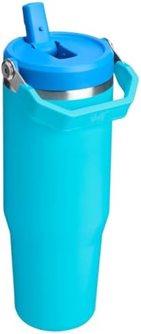 Stanley IceFlow 2.0 Flip Straw Tumbler with Handle 30 oz | Twist On Lid and Flip Up Straw | Leak Resistant Water Bottle | Insulated Stainless Steel | BPA-Free | Splash