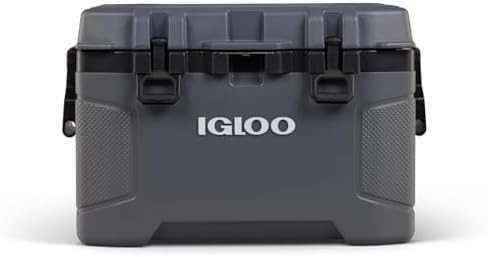 Igloo Trailmate 52Qt Wheeled Cooler, Insulated Hard Shell Ice Chest, Carbonite