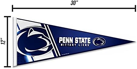 Rico Industries NCAA Primary 12" x 30" Felt Wall Décor Pennant - Great for Home/Bed Room/Man Cave Décor