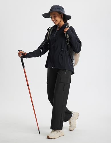 Libin Women's Hiking Pants Lightweight Quick Dry Cargo Pants Petite/Regular/Tall Casual Work Travel Safari Clothes