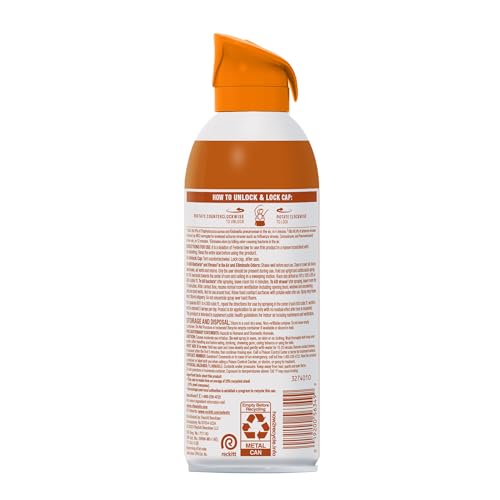 Lysol Air Sanitizer Spray with Odor Eliminator for Home & Office, Sanitizing Spray, Air Freshener Alternative, Tropical Sunset Scent, 10 oz (Pack of 3)