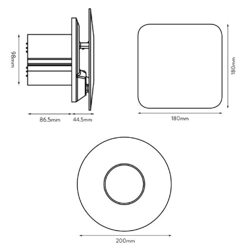 Xpelair C4TSR Fan, Whitw