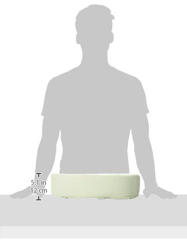 Briggs Healthcare Vinyl Cushion Toilet Seat, 4"