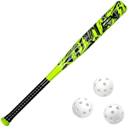 Bat & Ball Set - Graffiti Plastic Bat & Ball Homerun Set- David Ortiz Backyard Baseball Set for Youth, Kids, Teenagers, Adults