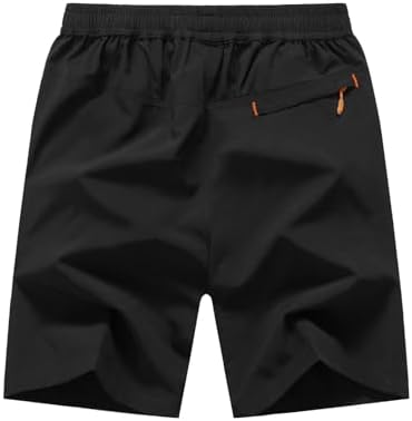 TBMPOY Men's 7" / 9" Running Hiking Shorts Quick Dry Athletic Gym Outdoor Sports Short 3 Zipper Pockets