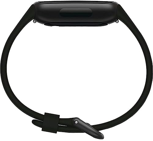 Fitbit Inspire 3 Health &-Fitness-Tracker with Stress Management, Workout Intensity, Sleep Tracking, 24/7 Heart Rate and more, Midnight Zen/Black One Size (S & L Bands Included)