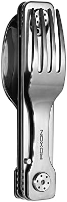 ROXON C1 3 IN 1 Camping Utensils Detachable Cutlery Knife Spoon Fork for Outdoor Camping Hiking