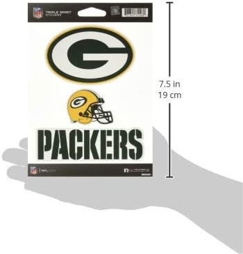 Rico Industries NFL Football Triple Spirit Stickers Triple Sticker Sheet