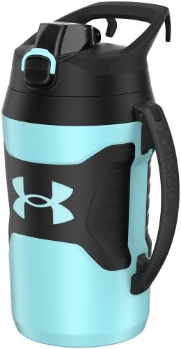 Under Armour Half Gallon Water Bottle Insulated, 64oz Insulated Water Bottle with Handle, Sports Water Jug, Fence Hook, Leak Resistant, for Baseball, Football & More