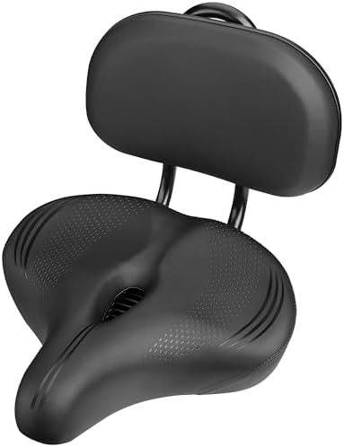 Oversized Bike Seat for Peloton Bike & Bike+, Comfort Seat Cushion Compatible with Peloton, Road or Exercise Bikes, Bicycle Wide Saddle Replacement for Men & Women, Accessories for Peloton