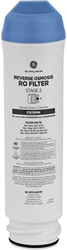 GE Membrane Filter Compatible with Select GE Under Sink Filtration Systems Including GXRQ18NBN, GNRQ18NBN, GXRV40TBN | Replace Every 12 Months | FQ18MN