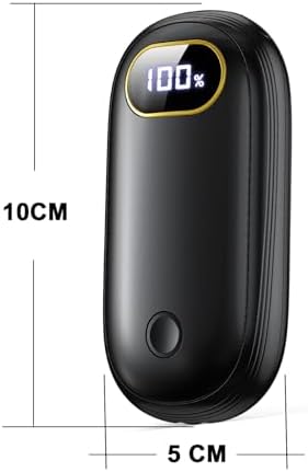 Hand Warmers Rechargeable, 14000mAh Electric Hand Warmer 2 Pack Dual-Sided Heating 17Hrs Warmth Max 131℉ USB-C Portable Pocket Heater for Raynauds, Hunting, Golf, Camping