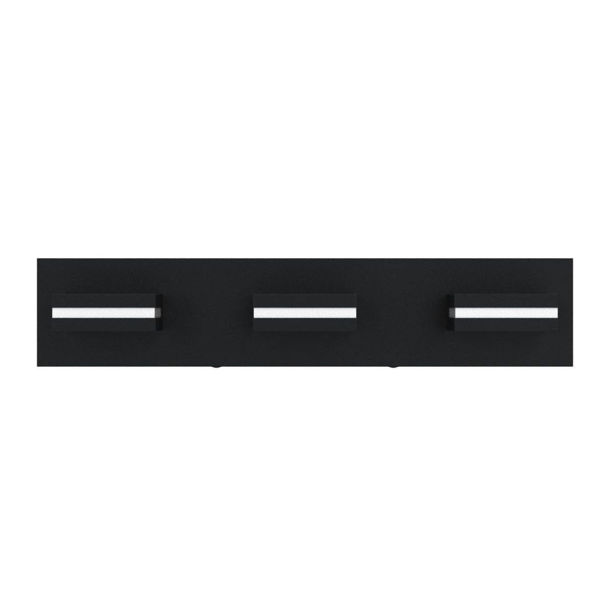 SineRise LED Modern Bathroom Vanity Light Fixtures, Modern Acrylic Bathroom Wall Lighting Fixtures Over Mirror (Cool White 6000K) (3-Light, 24-Inch), Matte Black- Non-dimmable