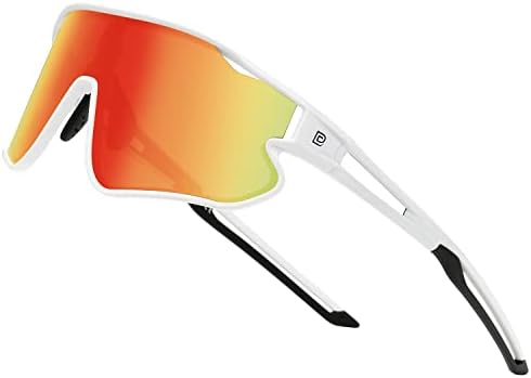 DUCO Kids Sunglasses Youth Baseball Sun Glasses Lightweight TR90 Frame UV400 Sports Cycling Shades for Boys Girls DK268