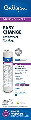 Culligan RC Change Advanced Water Filtration Replacement Cartridge, 500 Gallons, EZ-3 (Better), Color