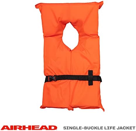 Airhead Adult Type II Keyhole Life Jacket, Multiple Colors and Sizes, Coast Guard Approved