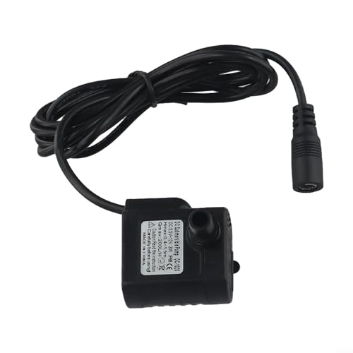 Oniissy Solar Water Pump for Aquarium Pond Fountain Low Consumption Amphibious Design Stainless Steel Shaft Low Noise Efficient Hot Water Circulation Reliable Compact Size(DC5.5V~12V)