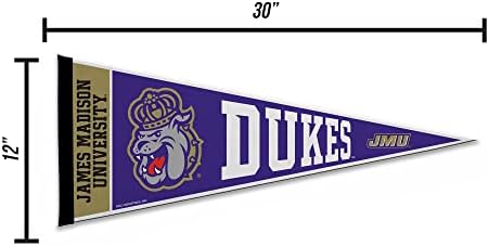 Rico Industries NCAA Classic 12" x 30" Felt Wall Décor Pennant - Great for Home/Bed Room/Man Cave Décor