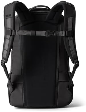 YETI Ranchero Backpack 22L, All-Day Utility Pack, Structured and Durable, Black