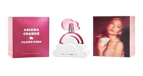 Ariana Grande Cloud Pink Eau de Parfum – Long Lasting Fragrance with Dragon Fruit, Vanilla Orchid, and Amber Woods – Gourmand Musk Women’s Perfume – 3.4 Fl Oz