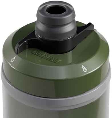 CamelBak Podium Chill Insulated 24oz Bike Water Bottle - Easy Squeeze Bottle - Fits Most Bike Cages, Deep Fern