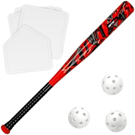 Ortiz34 Grand Slam Set- Graffiti Plastic Bat, 3 Balls, 4 Throw Down Bases