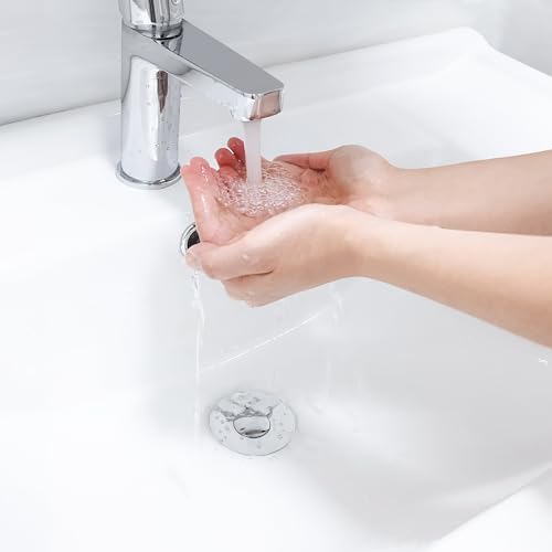 Bathroom Sink Stopper, for 1.1-1.5 Inch Bullet Core Push Type Basin Pop Up Drain Filter, Sink Drain Strainer