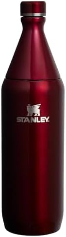 STANLEY All Day Slim Bottle 20-34 OZ | Twist off Lid with Leakproof Seal | Slim Design for Travel & Gym | Insulated Stainless Steel | BPA-Free