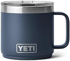 YETI Rambler 14 oz Stackable Mug, Vacuum Insulated, Stainless Steel with MagSlider Lid