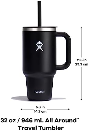 Hydro Flask All Around Travel Tumbler Black 32 Oz