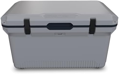 ENGEL 60 QT Ultra-Light Injection Molded Cooler - Ice Chest Keeps Ice up to 7 Days - Large Cooler Includes Wire Basket, Divider and Built-in Bottle Opener