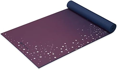 Gaiam Yoga Mat - Premium 6mm Print Extra Thick Non Slip Exercise & Fitness Mat for All Types of Yoga, Pilates & Floor Workouts (68"L x 24"W x 6mm Thick)