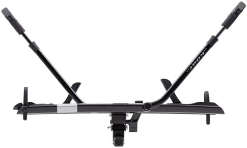 KUAT Sherpa 2.0 Durable Lightweight Aluminum Compact 2 Bike Transporting Hitch Rack with Cable Lock & Foldable Tire Cradles | Capacity - 40 Lbs per Tray