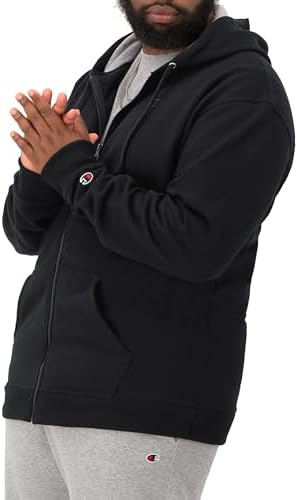 Champion Men's Zip-up Hoodie, Powerblend, Zip-up Hoodie Sweatshirt for Men (Reg. Or Big & Tall)