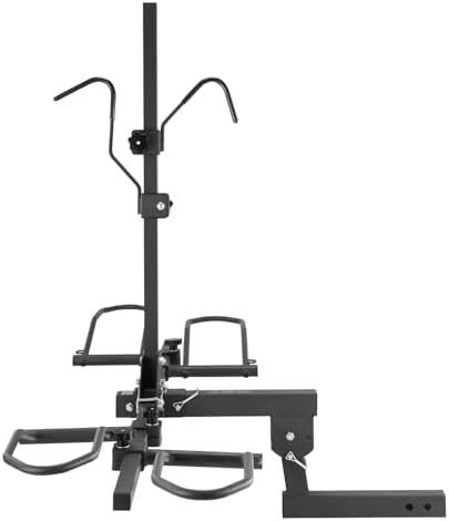 VEVOR Hitch Mount Bike Rack, 160 LBS Capacity Ebike Rack, 2-Bike Platform Style for 2-inch Receiver, Titling and Folding Bike Carrier with Tires up to 5" Wide, for Car, SUV, Truck, RV