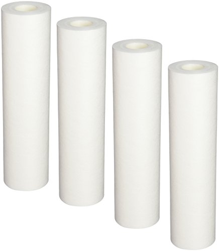 Aquasana EQ-304 Replacement 10-Inch, Sediment Pre-filters for Whole House Water Filter Systems, White, 4 Count (Pack of 1)