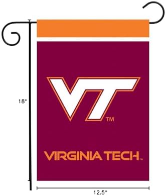 Briarwood Lane Virginia Tech Hokies Garden Flag College Licensed 12.5" x 18"