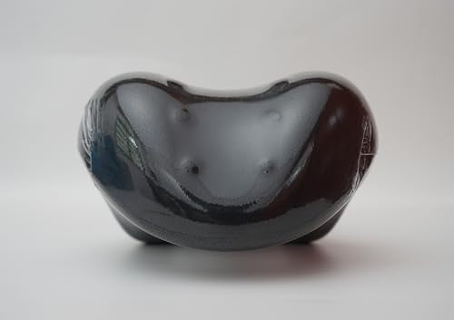 Neck and Shoulder Relaxer with Upper Back Massage Point, Cervical Traction Device Neck Stretcher for TMJ Pain Relief and Cervical Spine Alignment Chiropractic Pillow (Black)